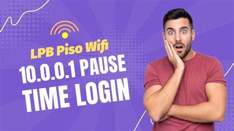 rhea piso wifi login pause|A guide for configuring the pause time login feature on LPB Piso .